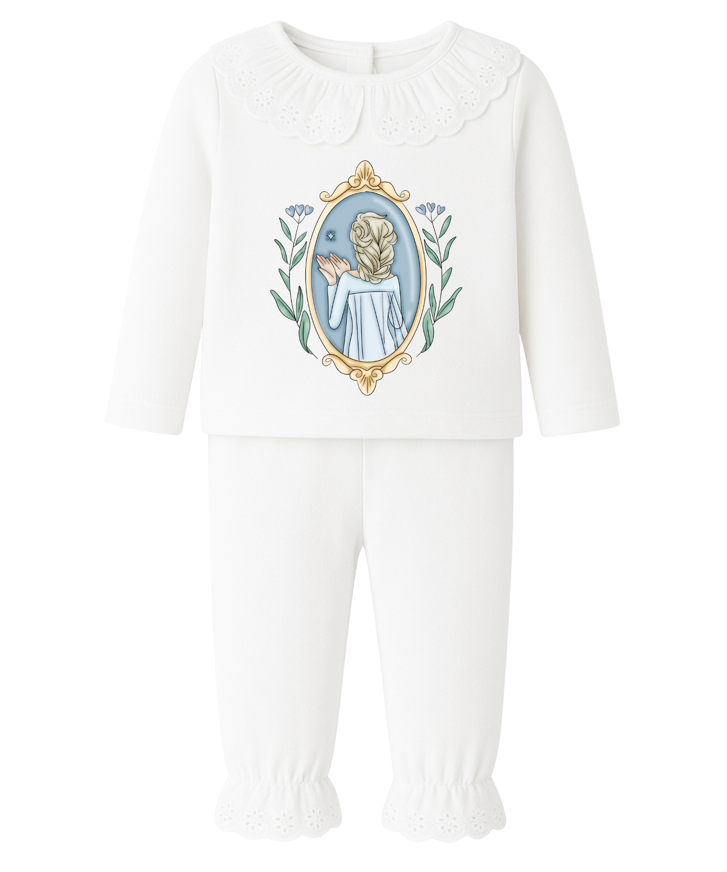 Elsa Floral Frilled Pyjamas