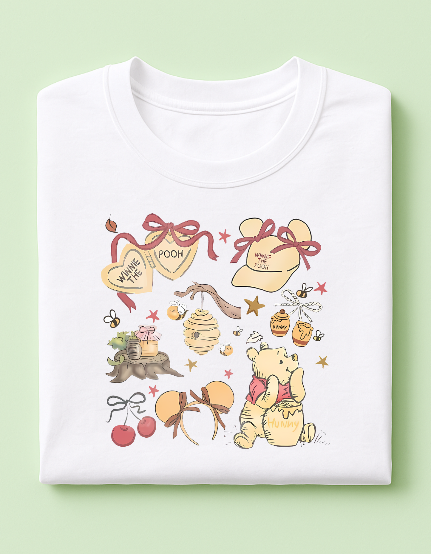Pooh Bear Coquette Tee