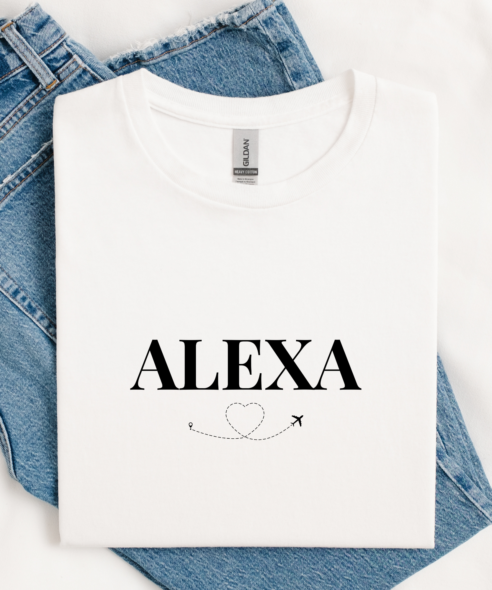 Kids personalised travel day holiday t-shirt custom children's travel tee