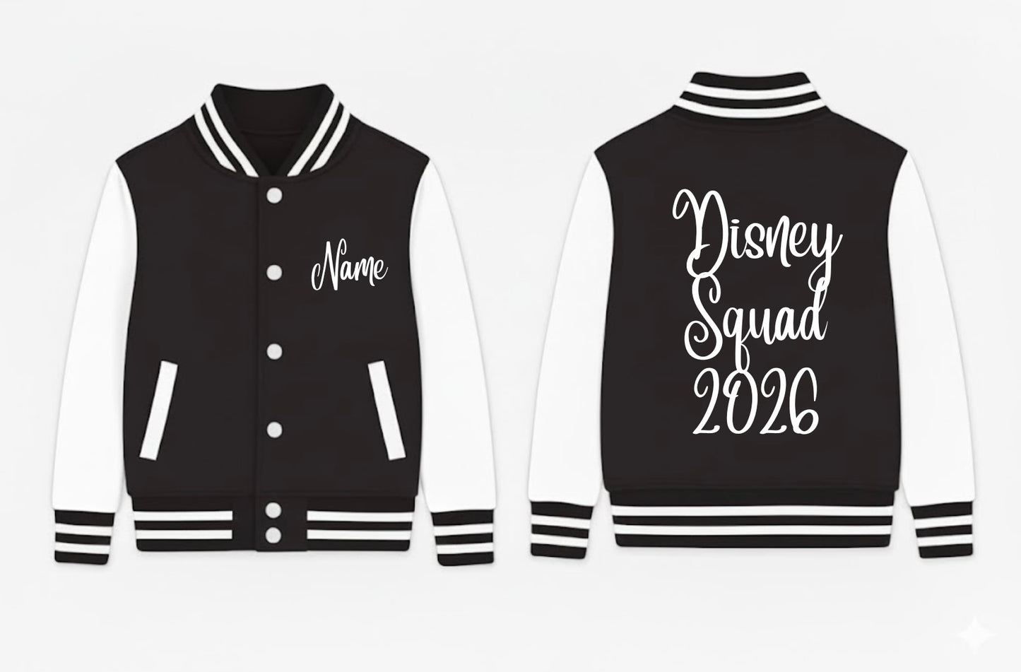 Personalised Disney Squad 2026 Varsity