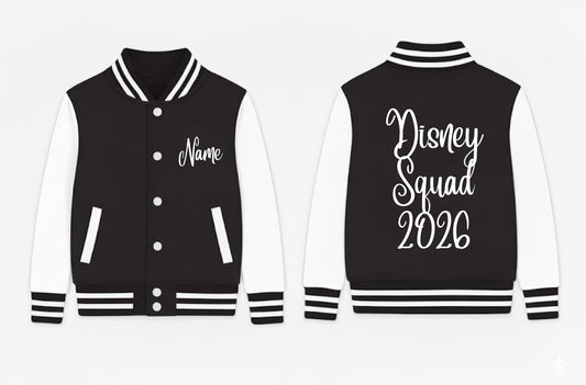 Personalised Disney Squad 2026 Varsity