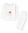 Personalised in the morning fairy kids birthday pyjamas custom children's birthday PJs