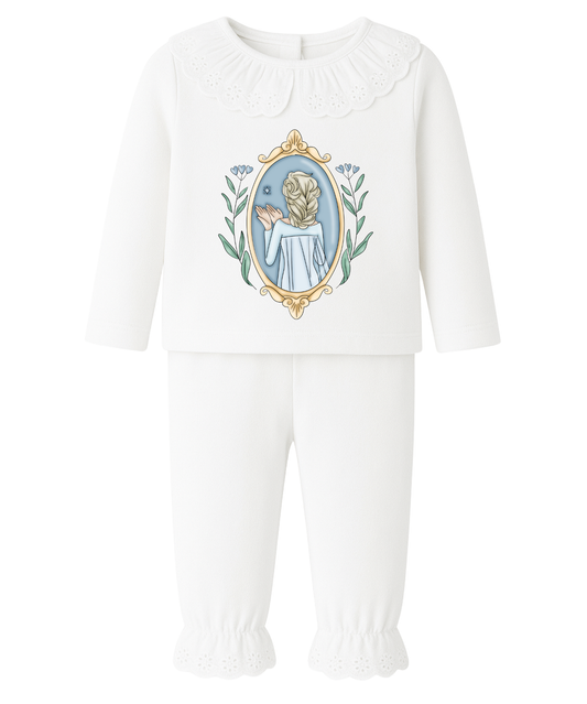 Elsa Floral Frilled Pyjamas