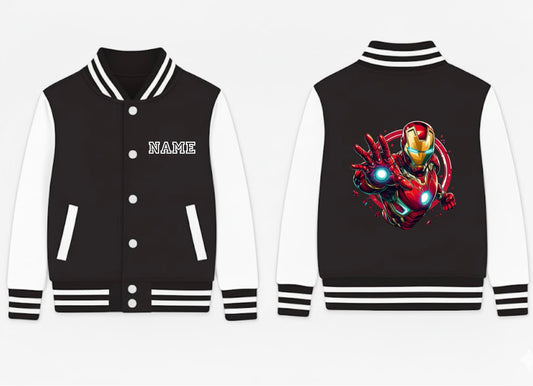 Personalised Iron Man Varsity Jacket