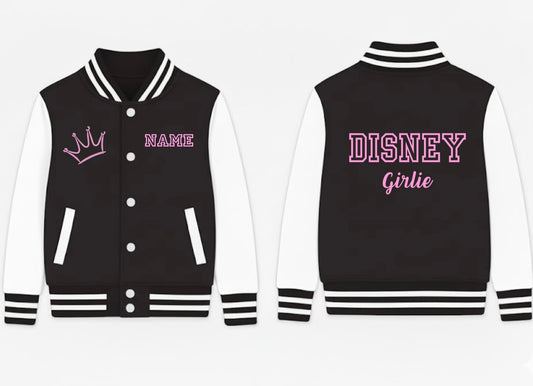 Personalised Disney Girlie Varsity