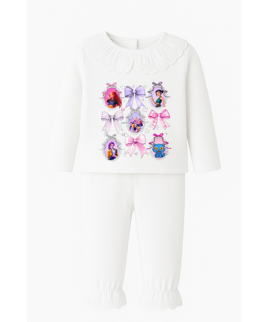 Kpop Frilled Pyjamas
