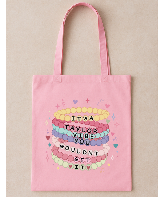 It’s A Taylor Vibe Pink Tote