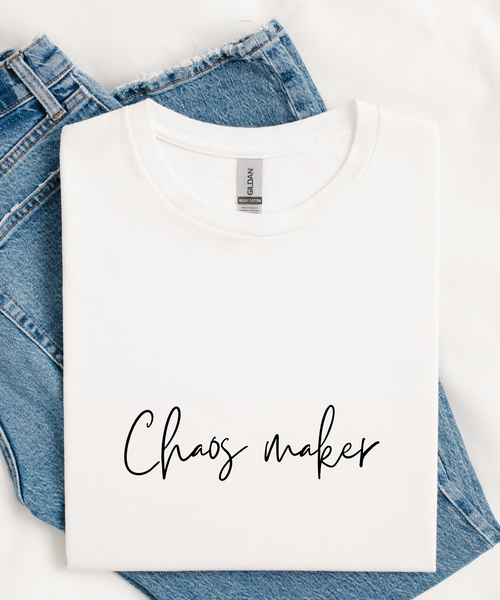 Chaos maker kids t-shirt or sweatshirt funny children's apparel