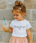 Literally just a girl kids t-shirt funny children's tee