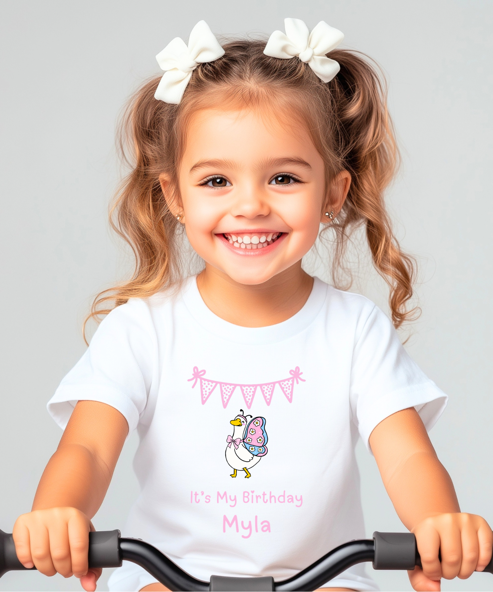 Personalised it's my birthday silly goose kids t-shirt or sweatshirt custom children's birthday apparel