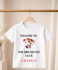 Personalised Welcome To The Breakfast Club Kids T-Shirt or Sweatshirt | Custom Children's Apparel