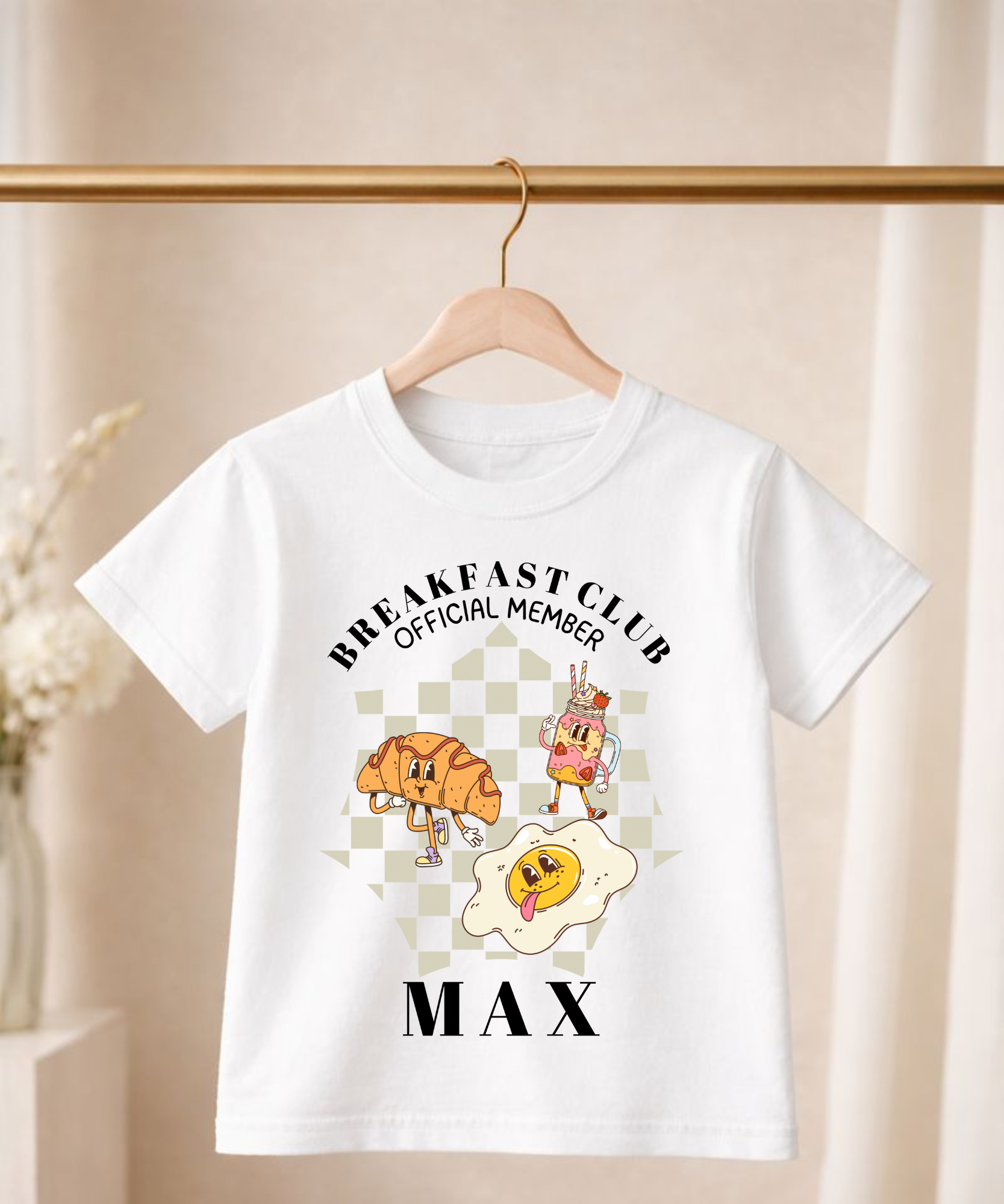 Children's personalised official member of the breakfast club t-shirt or sweatshirt custom kids apparel