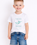 Boys Vacay Mode T-shirt - Children’s Personalised Holiday Tee