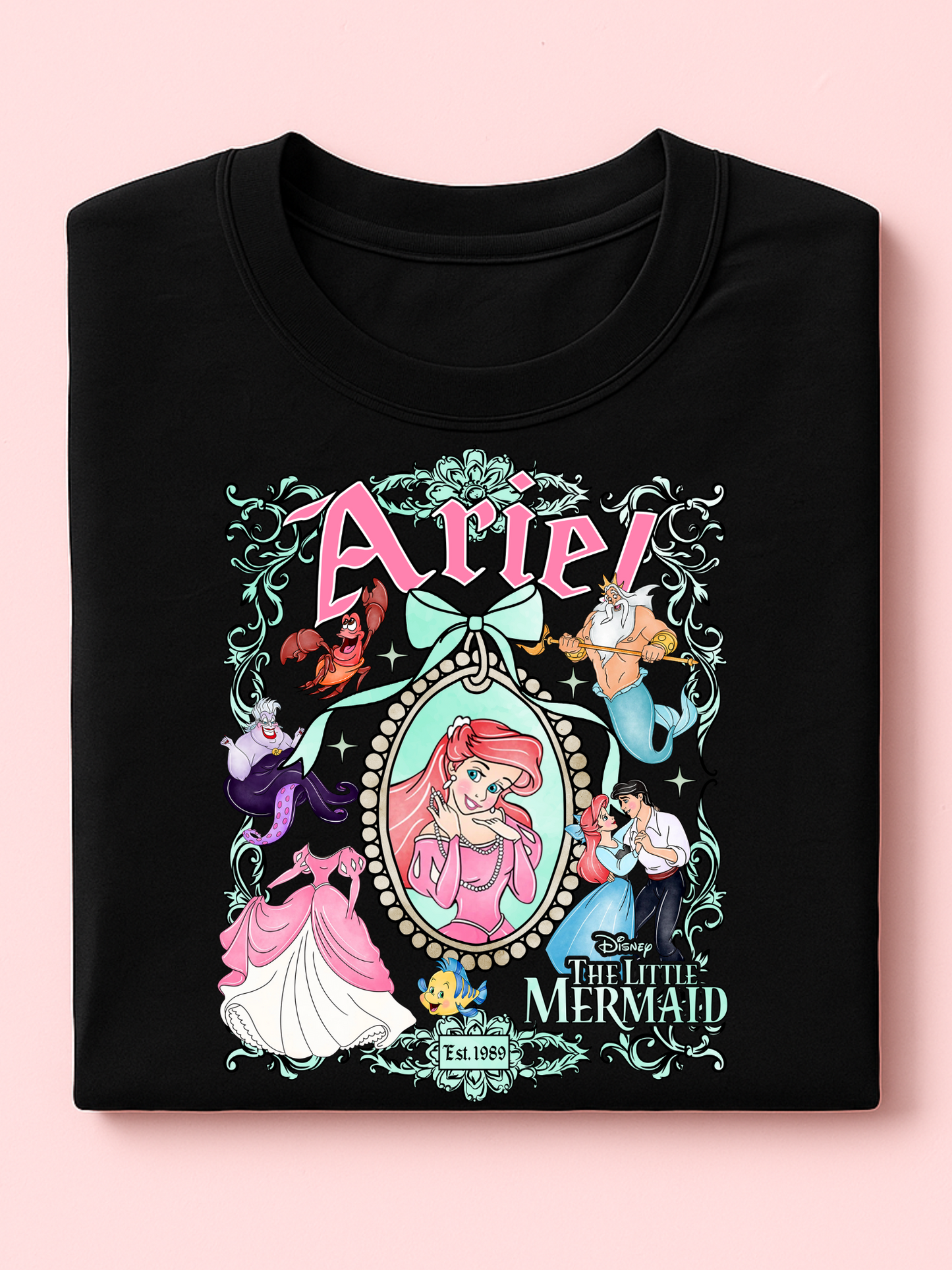 Ariel Coquette Frame Tee