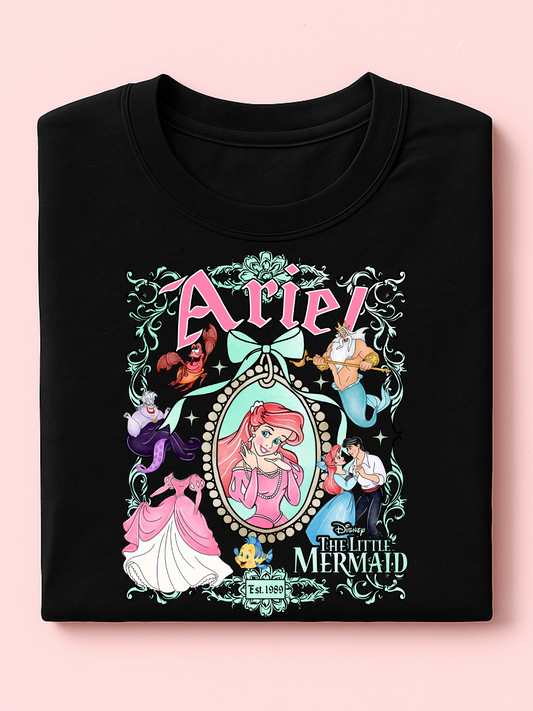 Ariel Coquette Frame Tee