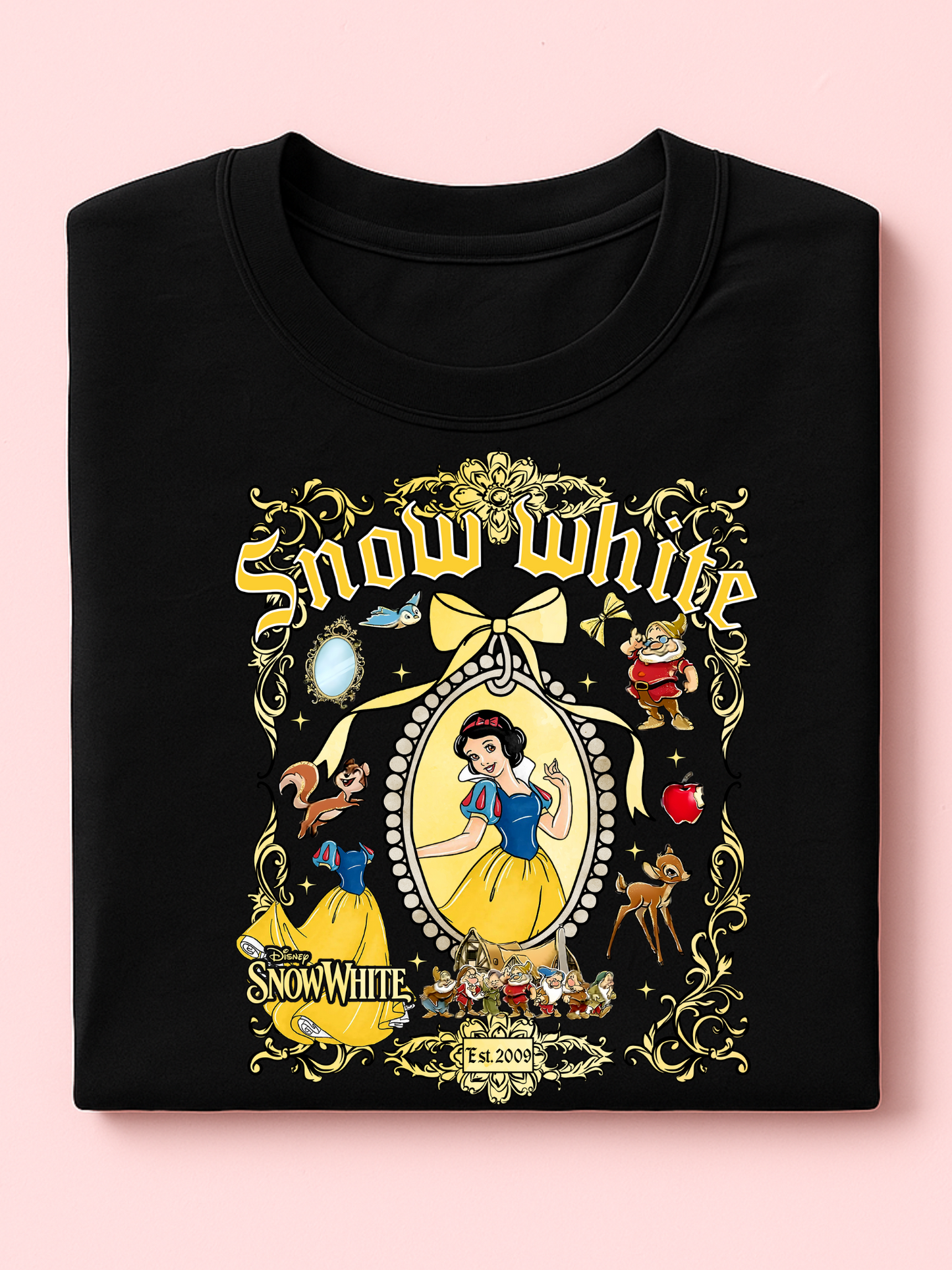 Snow White Coquette Frame Tee