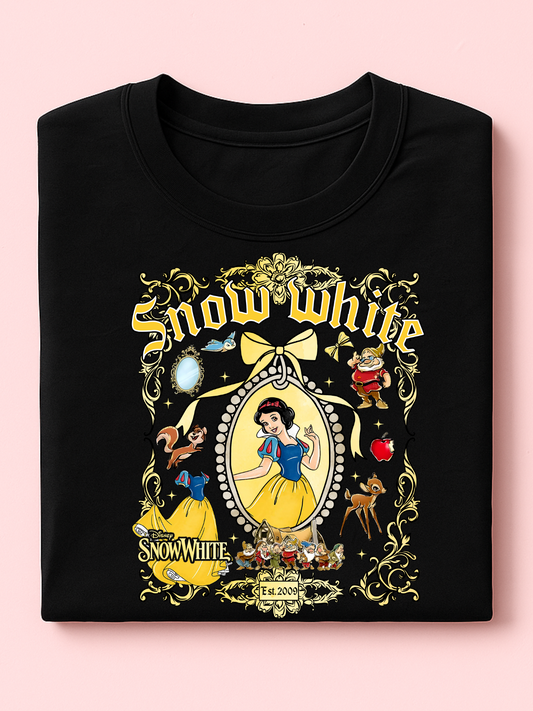 Snow White Coquette Frame Tee