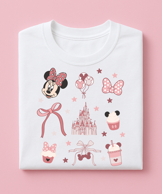Pink Minnie Coquette Tee